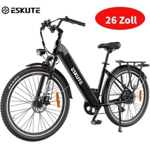 Eskute 26 Zoll Elektrofahrrad E-Mountain Bike City EMTB 36V/20AH Akku 7-Gänge DE - Bild 1 von 21