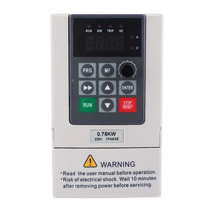 220V 0.75KW VFD Variable Frequency Drive Inverter 1-Phase Input 3-Phase Output - Picture 1 of 8