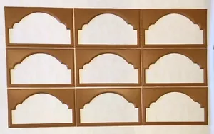 9 Amarr Cathedral Replacement Insert for Short Panel Amar Garage Door Golden Oak - Picture 1 of 6