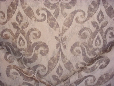 3-3/4Y GP J Baker LB50065 Vencenzo Burnt Umber Spanish Damask Upholstery Fabric - Image 1 of 4