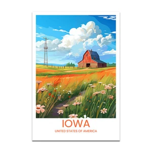 Iowa, USA - Travel Poster #4 - Picture 1 of 6