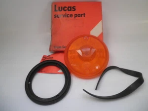 Lucas L556 Lichtscheibe Linse Gelbe Anzeige Amber Lens Morris Commercial - Picture 1 of 4