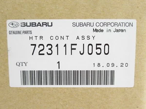 Genuine OEM Subaru 72311FJ050 HVAC Temperature Control Unit - Picture 1 of 8