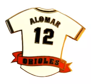 Baltimore Orioles Pins Roberto Alomar Pin Rare 1998 Home Jersey MLB Orioles Pin - Picture 1 of 2