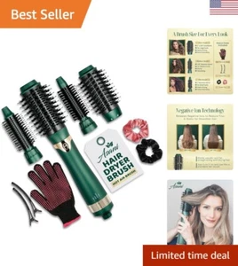 Hot Air Brush - Multipurpose Blow Dryer Brush with Interchangeable Heads, Hea... - Picture 1 of 8