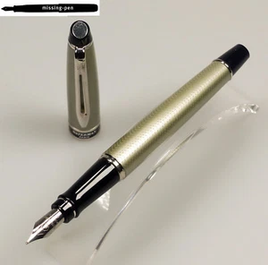 Waterman Expert Fountain Pen in City Line Urban Silver with F-nib - Picture 1 of 5