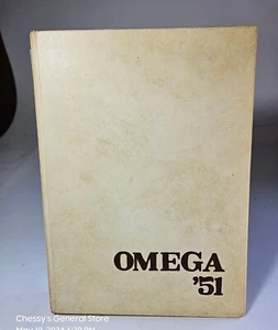 Omega 51 Ann Arbor Michigan Senior High School Yearbook with Commencement - Picture 1 of 9