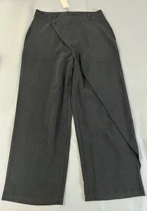 Micas Women’s Dress Pants High Wide Leg NWT Black Sz XXL - Picture 1 of 7
