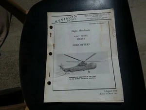 Vintage NAVWEPS Navy Model HR2S-1 Helicopter Flight Handbook Aviation Paper Ephe - Picture 1 of 6
