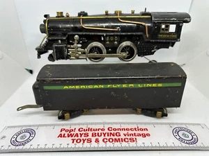 Rare American Flyer Lines 4602 Brass Pipe Engine And Tender Car Set O Gauge - Picture 1 of 16