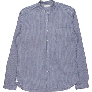 Oliver Spencer Blue Striped Shirt - Picture 1 of 3