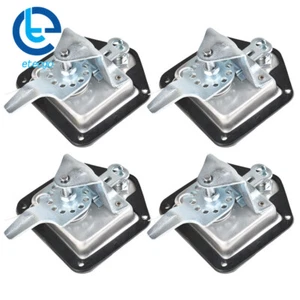 Set of 4 x T-handle Tool Box Lock RV Door Latch w/8 Keys Stainless Steel Polish - Bild 1 von 13