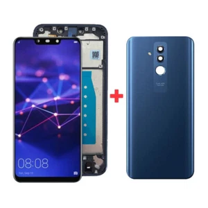 OEM LCD Display+Touch Screen+Frame+Back Glass Cover For Huawei Mate 20 Lite Blue - Picture 1 of 3