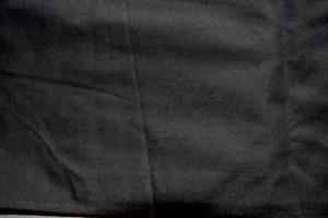 DARK GRAY COTTON BLEND POPLIN BOTTOM WEIGHT FABRIC 58X56 INCHES REMNANT - Picture 1 of 3