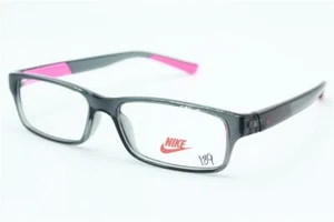 NEW NIKE KIDS 5534 068 GREY PINK AUTHENTIC EYEGLASSES 48-14 - Picture 1 of 3