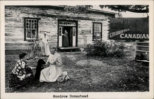 Canada RPPC Coldwater Ontario Woodrow Homestead Real Photo Postcard - Picture 1 of 5