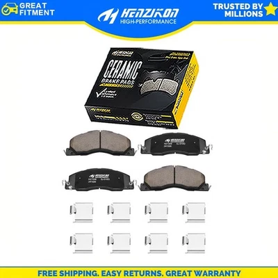 Pastillas de freno delanteras de cerámica con hardware para Ram2500 3500 2009 2010 2011 2012 - 2018 Foto 1 de 4