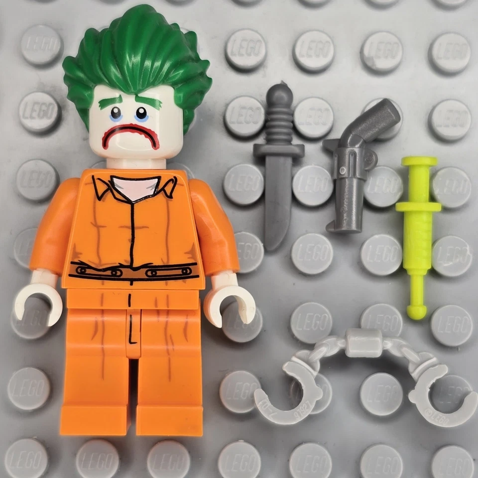 Lego Coleccionable DC Super Heroes Minifigura COLTLBM08 Arkham Asylum Joker Foto 1 de 4