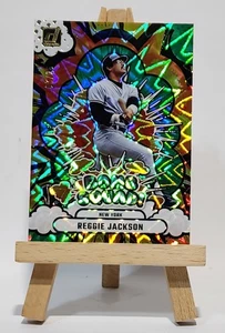 REGGIE JACKSON 2025 Panini Donruss BOMB SQUAD GREEN XPlosion /25 SSP Yankees - Picture 1 of 24