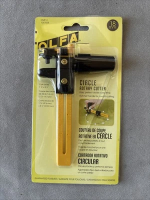 OLFA 18mm Circular Rotativo Cortador CMP-3 Herramienta de Corte Papel Tela Vinilo Cuero Foto 1 de 2