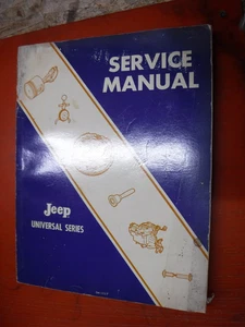 Jeep Universal 1968 manual de servicio de fábrica CJ-3B CJ-5 CJ-5A CJ-6A DJ-5 DJ-6 - Imagen 1 de 7