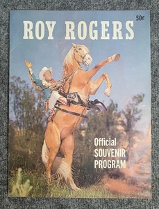 Roy Rogers offizielles Souvenir-Programm Cowboy Erinnerungsstücke 10 x 12 Sattel Pferd Vintage - Bild 1 von 6