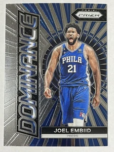 2023-24 Panini Prizm #20 Joel Embiid Dominance Philadelphia 76ers - Picture 1 of 2