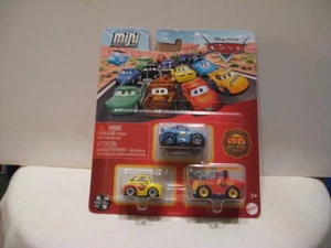 CARROS MATTEL/PIXAR MINI CORREDORES CARRERA Y RESCATE SALLY, LUIGI, MATER (PAQUETE DE 3) - Imagen 1 de 2