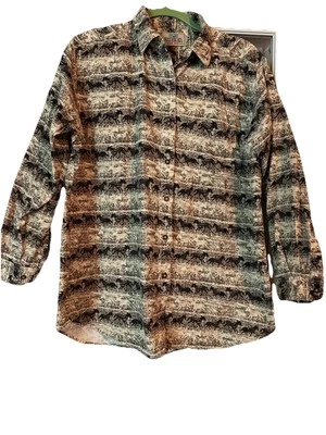 Camisa de caballo pelirroja para mujer talla M- para el amante de los caballos Foto 1 de 4