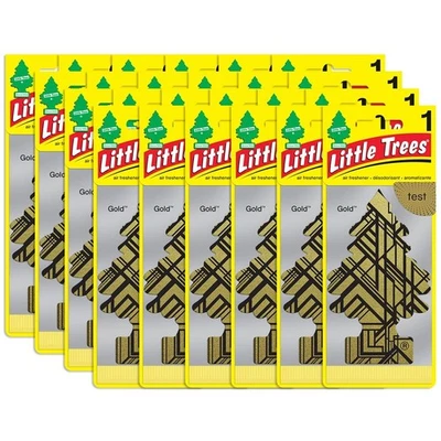 Little Trees Gold Air Freshener – 24 Count Bulk Pack  - U1P-10210 - Image 1 of 3