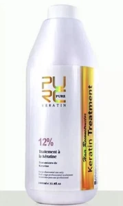PURE 12% Keratin Hair Straightening Treatment / Brazilian Blowout Treatment - Picture 1 of 3