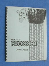 1981 Sega/Gremlin FROGGER Video Game Operators Manuals