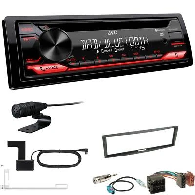 JVC KD-DB622BT DAB inkl Antenne Bluetooth USB Set für Renault Clio III 2005-2012 - Bild 1 von 4