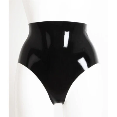 Women Latex Rubber Briefs Slim Shorts Underwear Pants Club Wear Cosplay 0.4mm US - Image 1 of 4