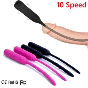 Silicone Urethral Sounds Penis Urethral Plug Stretcher Dilator Men Male - Picture 1 of 15