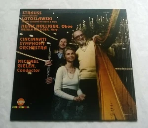 1984 CINCINNATI Holliger OBOE / HARP Concertos STRAUSS LUTOSLAWSKI Vox Cum Laude - Picture 1 of 6
