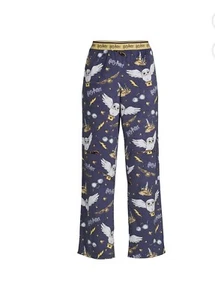 Women’s 2X Harry Potter Soft Plush Sleep Lounge Pants Pajama Bottoms Pockets HP - Picture 1 of 4