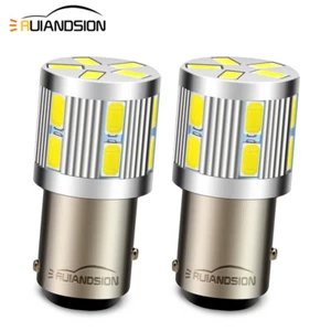 2pcs 1157 BAY15D 5630 17 LED DC 6V Ampoule de feu arrière d'arrêt de frein Blanc - Imagen 1 de 8