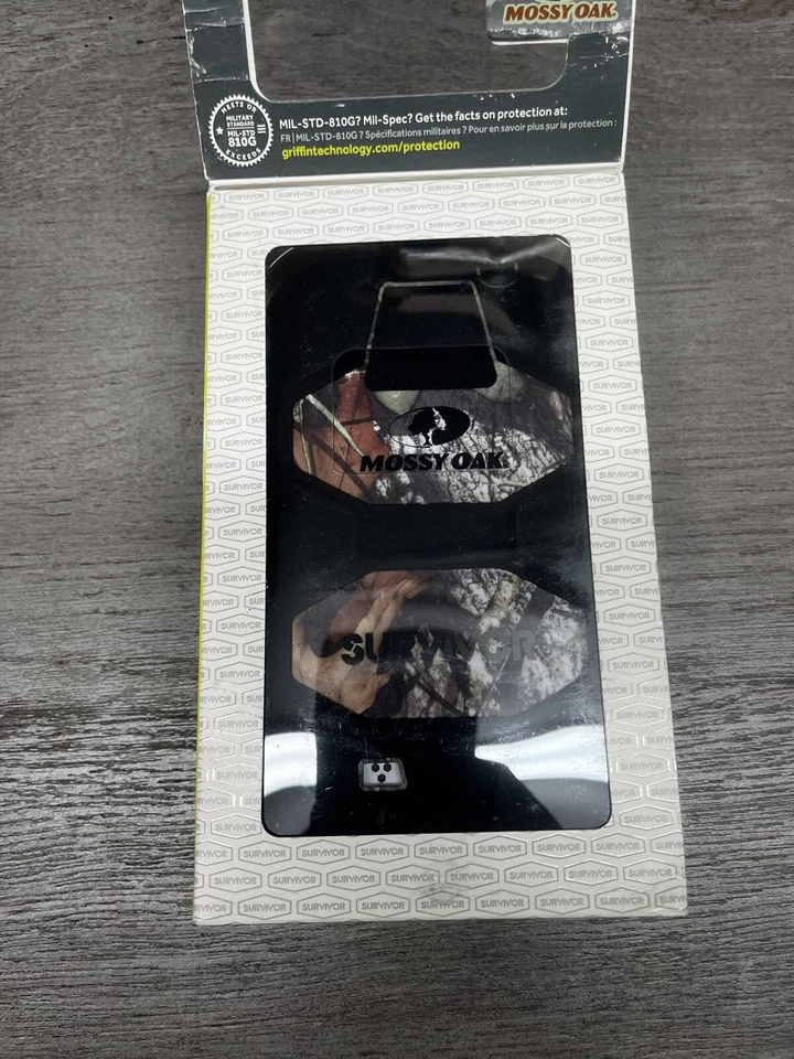 Griffin Survivor All-Terrain Phone Case Samsung Galaxy S4 Mossy Oak Camo Black - Image 1 of 4