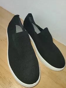 Now Or Never Novak Women’s Black Knitted Slip On Shoes Size: 9M - Picture 1 of 3