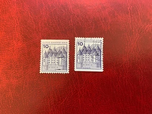 GERMANY BERLIN 1977-9 USED BOOKLET IMPERF TOP & BOTTOM 10PF GLUCKSBURG - Picture 1 of 5