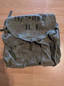 67th Ralph Lauren large backpack rucksack Khaki RARE - Picture 1 of 7