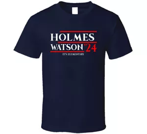 Maglietta regalo Holmes Watson 24 It's Elementary divertente campagna - Foto 1 di 3