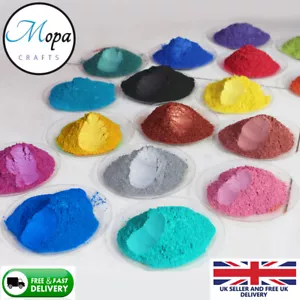 Cosmetic Mica Powder Pigment Soap Bath Bombs  Nail Art Additive Soy Wax Candle - Picture 1 of 58