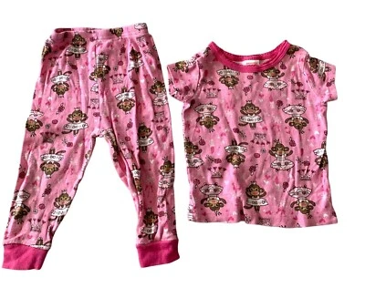 Fisher Price Niñas Infante Bebé Talla 18 Meses Manga Corta 2 Piezas Pijama Conjunto Pi Foto 1 de 4