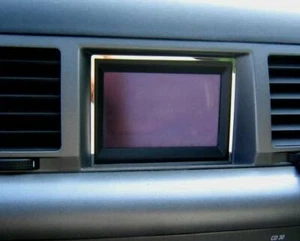D Chrom Rahmen für Display bis 2006 / Opel Vectra C - Edelstahl poliert - Afbeelding 1 van 3