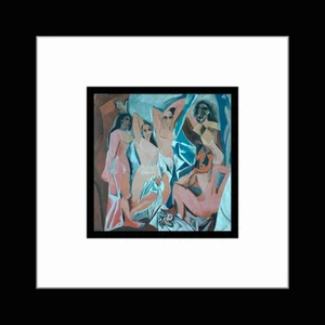 PABLO PICASSO - Custom Framed 'Les Desmoiselles d'Avignon' Art Print - Picture 1 of 1