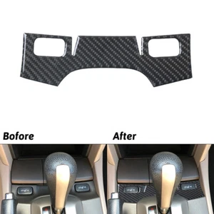 For Honda Accord 08-12 Carbon Fiber Interior Gear Shift Panel Frame Cover Trim - Picture 1 of 9