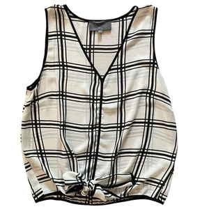 Sunday in Brooklyn Anthropologie Women's Top Tie Waist V-Neck Sleeveless Medium - Imagen 1 de 4