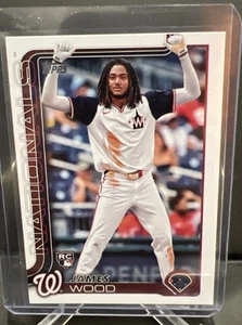 2025 Topps Serie 1 JAMES WOOD Companion Card "Variazione Immagine" #CC-17 NATIONALS - Foto 1 di 2